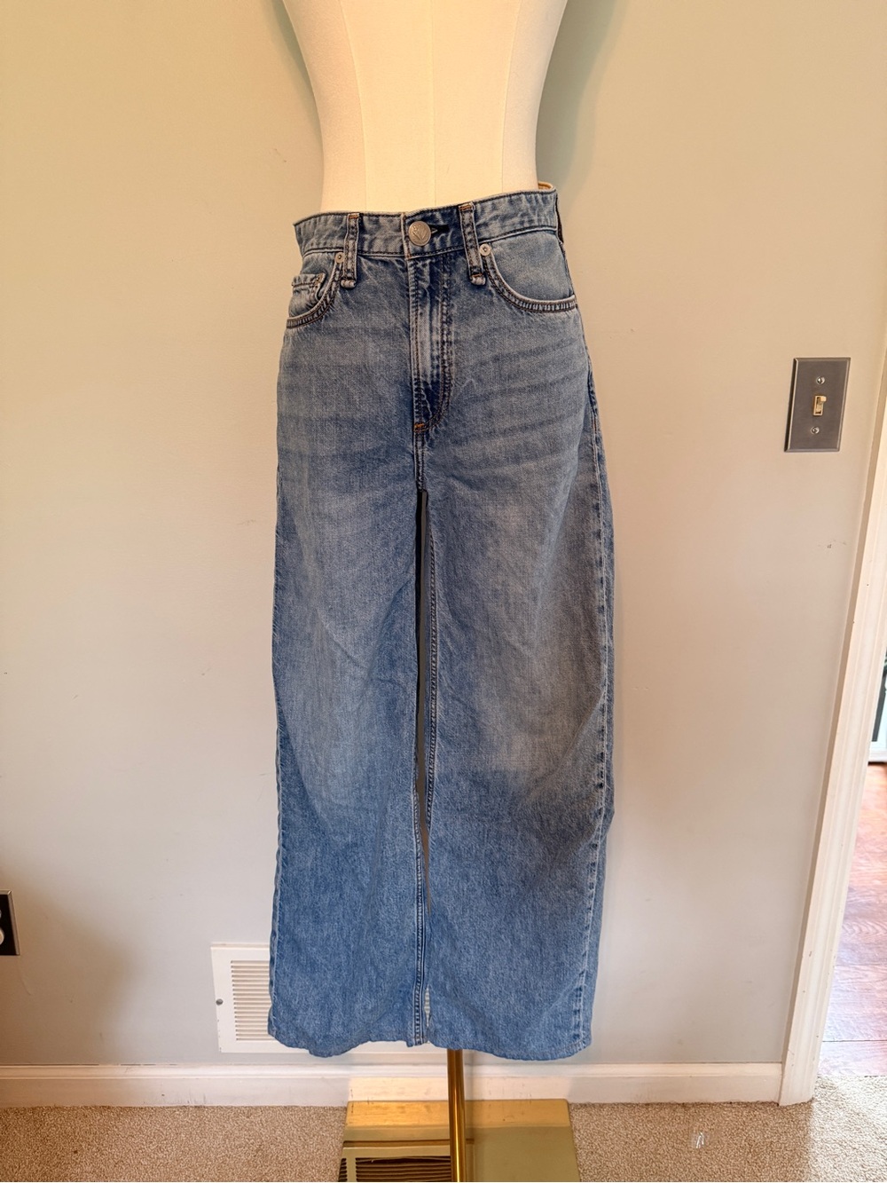 Rag & Bone Logan Wide Leg Jeans